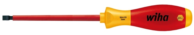 Шлицевая отвертка SoftFinish electric, изолированная (1000В) 4,5x200