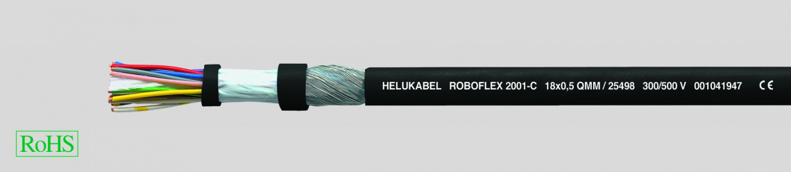 Кабель Roboflex ROBOFLEX 2001 12G0.5 экранированный