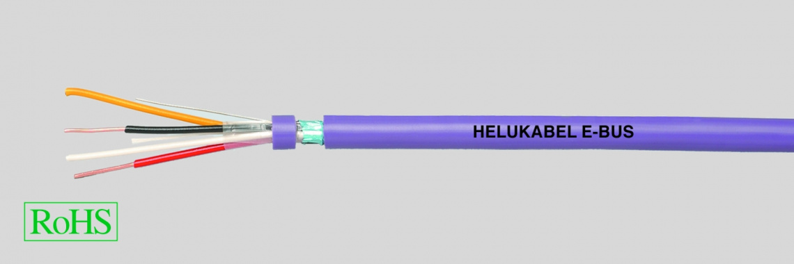 Кабель HELUKABEL KH-BUS 2x1.5 + 2x2x0.6 PVC зеленый