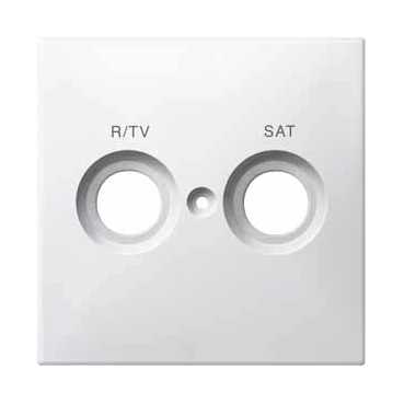 Merten SD Бел Накладка розетки R/TV-SAT с маркировкой
