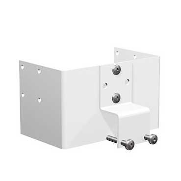 Крепление стойки к лотку