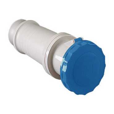 Каб. розетка, винт 63А 2p+e IP67 220В