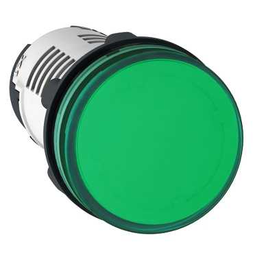 Лампа сигнальная  24В зелёная