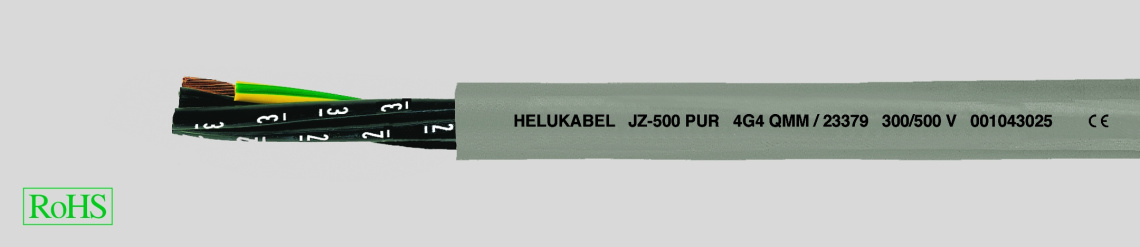 Кабель контрольный JZ-500 PUR 4G1 qmm