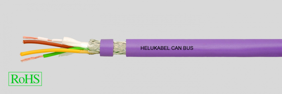 Кабель HELUKATCAN-BUS 2x2x0.34 PVC UL