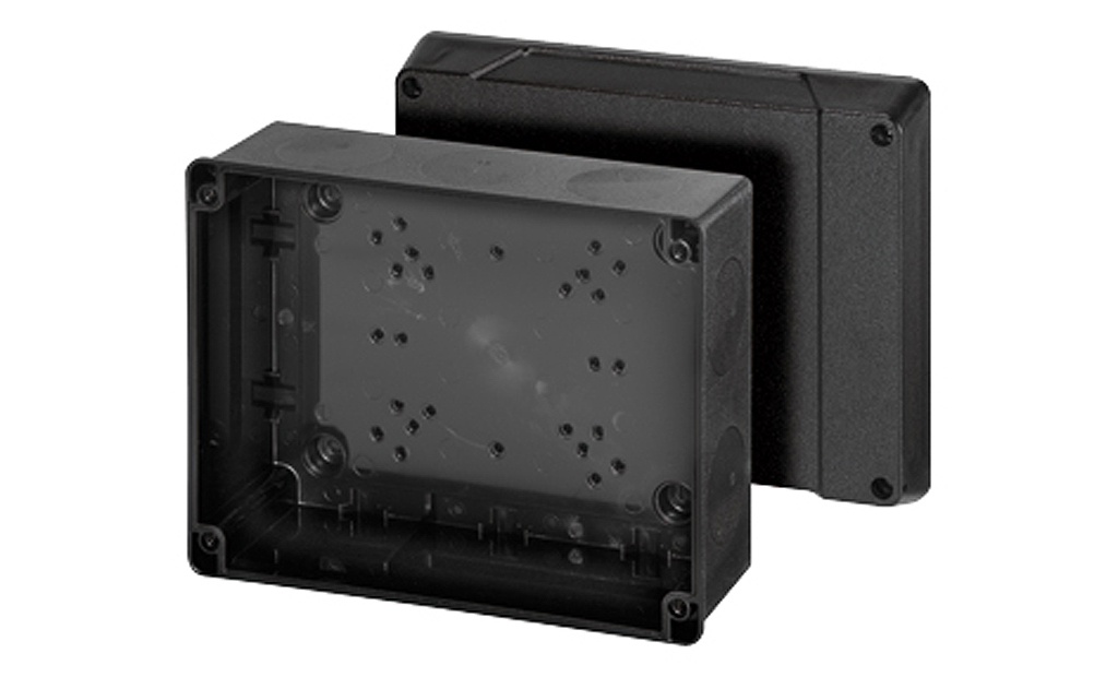 KD 4250 - Коробка ответвительная пустая, IP 66/67, размер 200х160х98, цвет черный, материал полистирол