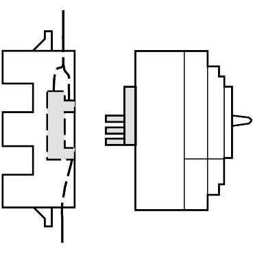 Разъем на 9 проводов (2 части) NS100/250