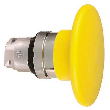 Головка грибовидной кнопки 22мм жёлтая 60мм