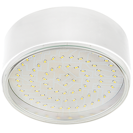 Накладной потолочный светильник Ecola GX53 DGX5318 Накладной Легкий Белый (светильник) 18x83