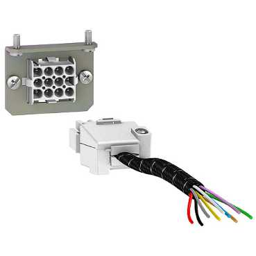 Разъем на 9 пров. (2 части)(NSX100/250)