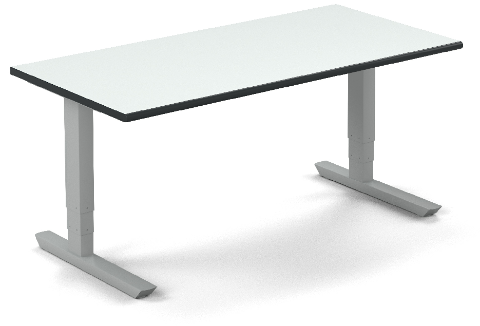Диспетчерская консоль "Sit-Stand Office Desk" (W1600 * D800), цвет светло-серый