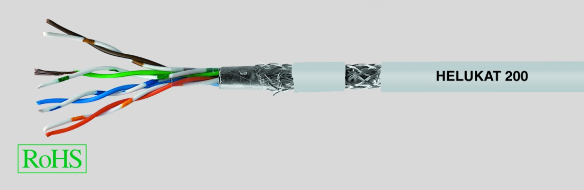 BUS-кабель I-BUS 3x2x0,25  PUR RAL 6034 для буксируемых цепей
