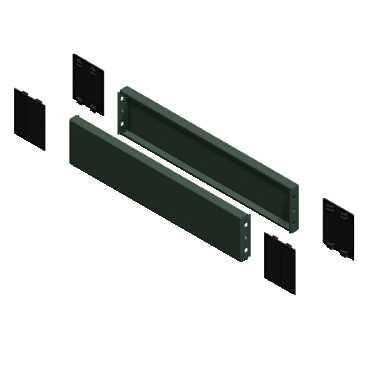 2 боковые панели цоколя 400x100