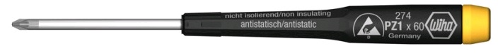 Отвертка Precision ESD Pozidriv с диссипативной ручкой PZ 1x60