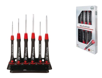Набор отверток прецизионных PicoFinish (шлиц/Phillips), 6 предметов