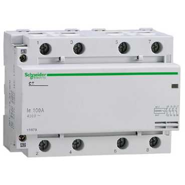 модульный контактор CT 100А 4НО 230В