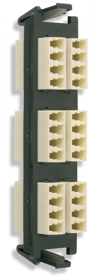 Модуль 6 x 4 LC проходника (24-волокона) с керамической втулкой, бежевый (контейнерная программа)