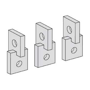 3конт.пластины "на ребро" NS400/630