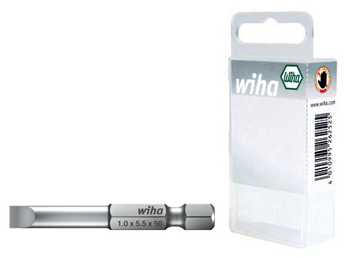 Биты для шлица 50мм, в пластиковой коробке (3шт.)