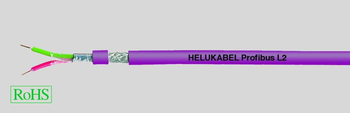 Кабель L2-BUS 1Х2X0,64  PVC фиолетовый, для внутренней прокладки