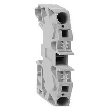 Клеммник винт проход 4мм2 2тчк серый