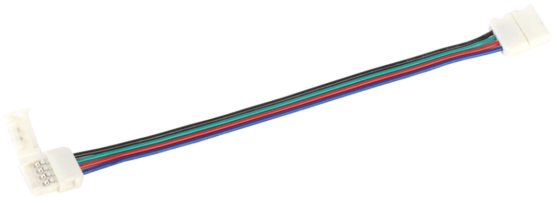 Коннектор 3шт RGB 10мм (разъем-15см-разъем)