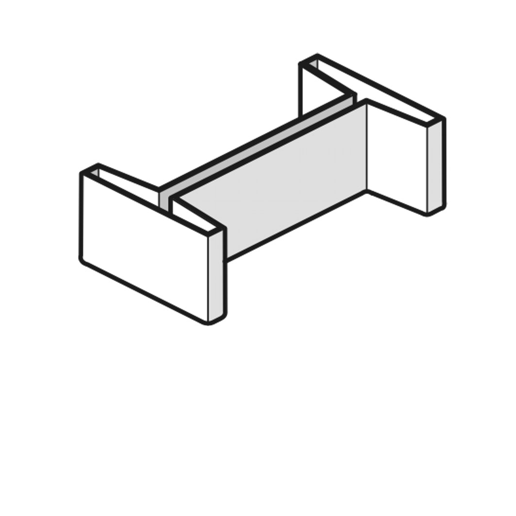 Заглушка для профиля HDIPE80S (шт.)