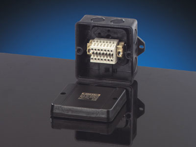 RX 120205 - Коробка ответвительная IP65, 88x88x53мм, цвет чёрный (шт)