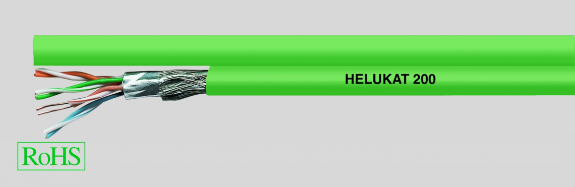 Кабель HELUKAT 200 duplex S-FTP 2x(4x2xAWG24) FRNC