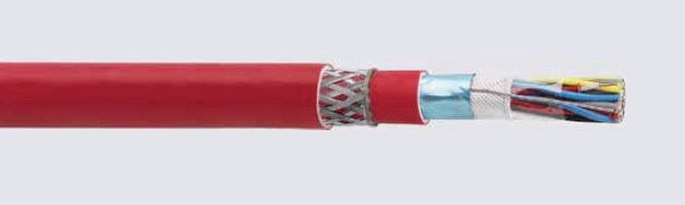 Инсталляционный кабель IE-H(St)HRH FE180 E30-E90 BMK rot 2x2x0,8  для пожарной сигнализации и оповещения