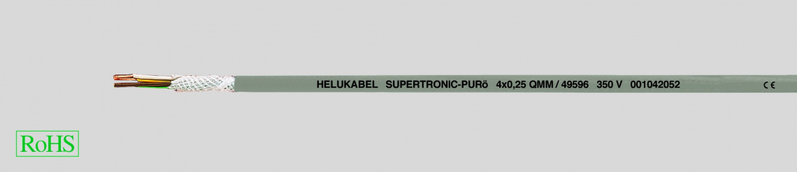 Кабель специальный  SUPERTRONIC-PUROE 2X0.14  для использования в цепных транспортерах.