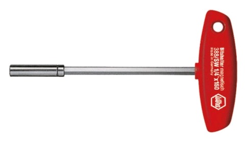 Держатель битов Т-образной ручкой, магнитный, 1/4"x150