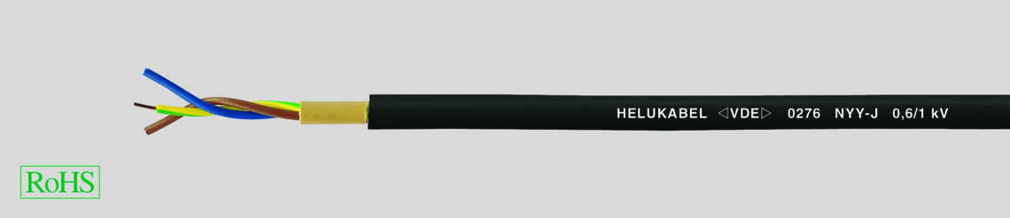 Кабель силовой  NYY-J 5X50 RM  0.6-1кV
