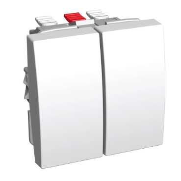 Переключатель 2-клавишный 16A R9003