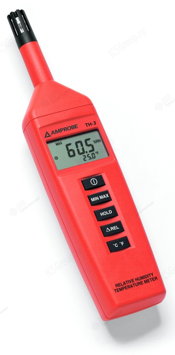 Гигрометр с двустрочным дисплеем (влажность 0-100% и температура -20+60С)