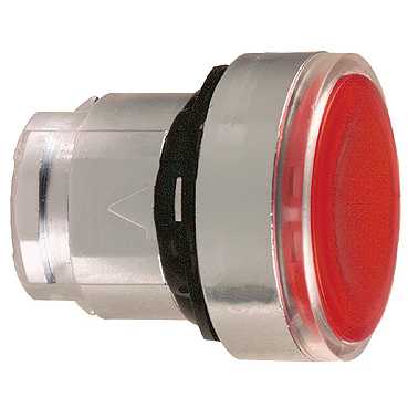 Головка кнопки 22мм красная с подсветкой нажал-вкл/нажал-откл