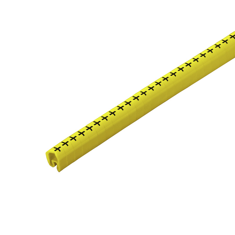 Маркировка PA2/4 цифра "+" для провода 4-10ммкв цвет жёлтый, кат. (250шт)