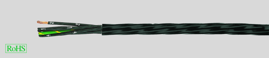 Кабель тефлоновый  HELUFLON-FEP-6Y 4G0.25 (черный)