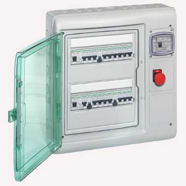 Kaedra, щит с интерфейсным модулем, 24 модуля