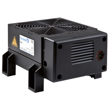 Нагреватель с вентилятором и встроенным термостатом 230В AC, 00 Watt 230В, - 45 … + 70°C, IP 20