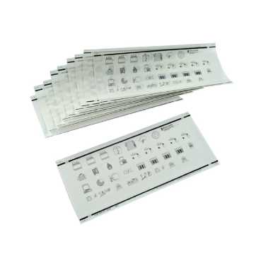 10 листов особых самоклеящихся символов