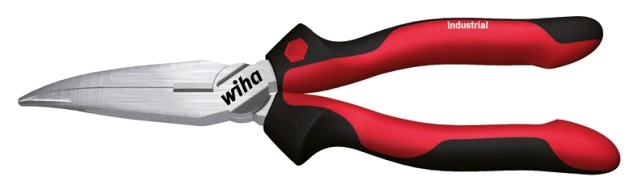 Плоскокруглогубцы Industrial с режущей кромкой, изогнутая форма, L =160мм
