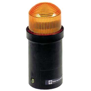 Колонна световая 45мм, мигающий оранжевый, 220В