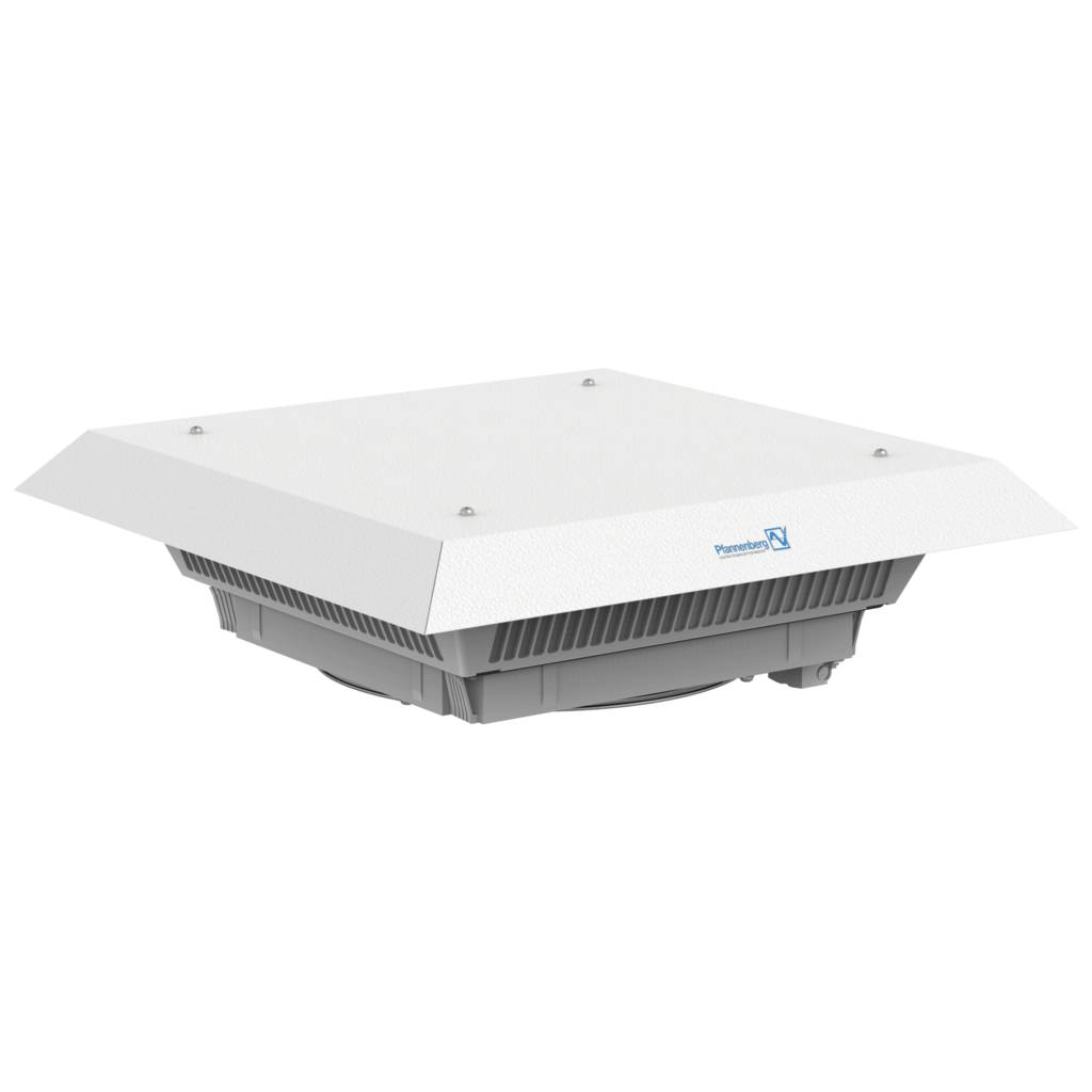 Вентилятор с фильтром для монтажа на крышу PTF 60.500 230V AC FM, IP54 RAL7035