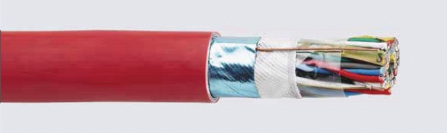 Инсталляционный кабель JE-H(St)H E30-E90 BMK rot   12x2x0,8  для пожарной сигнализации и оповещения