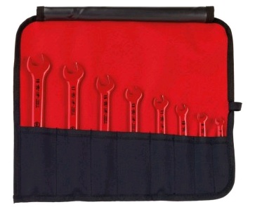 Набор гаечных ключей 5590N T8, изолированных (1000В) в сумке-скатке, 8 предметов