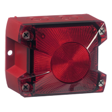 Компактная проблесковая лампа PY X-S-05 230В AC, IP66, красная