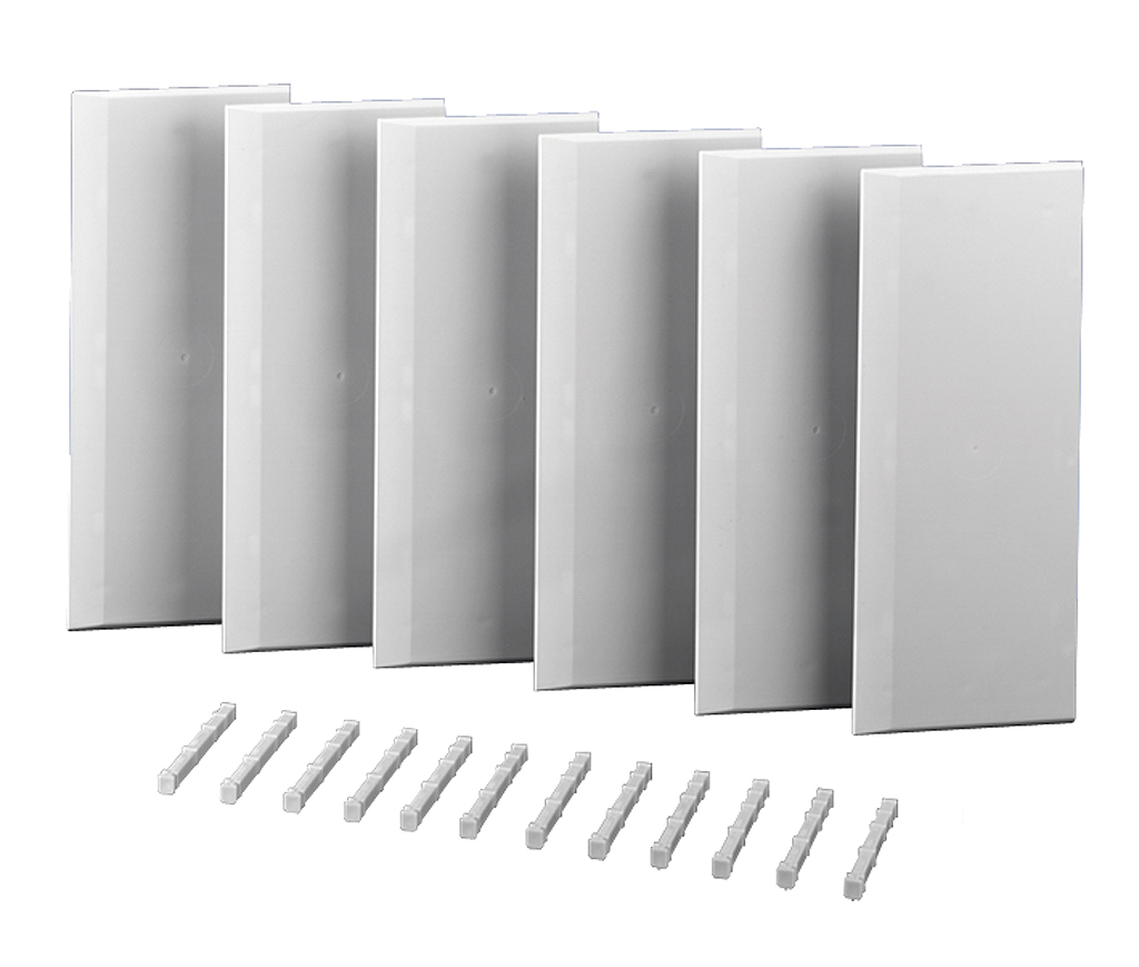 FP VS 30 - Набор боковых панелей, для корпусов FP, размер 3 (панели 6х270 мм с 12 крепежными клиньями), цвет серый