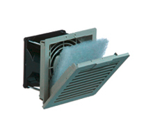 Вентилятор с фильтром PF11000, IP54, 24V DC, RAL 7035