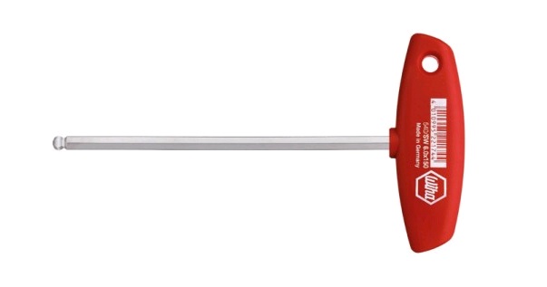 Отвертка с шестигранником, сферической головкой и Т-образной рукояткой 10,0x200